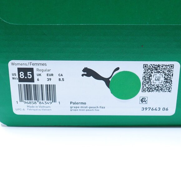 PUMA Palermo Grape Mist/Peach Fizz Women's Size 8.5 Used w/ Box - Picture 7 of 7